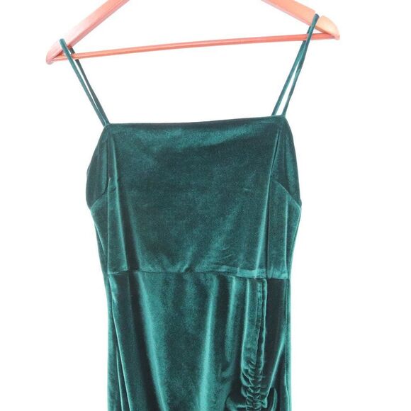 Windsor | Strappy Velvet Velour Mini Dress Large - Picture 2 of 7